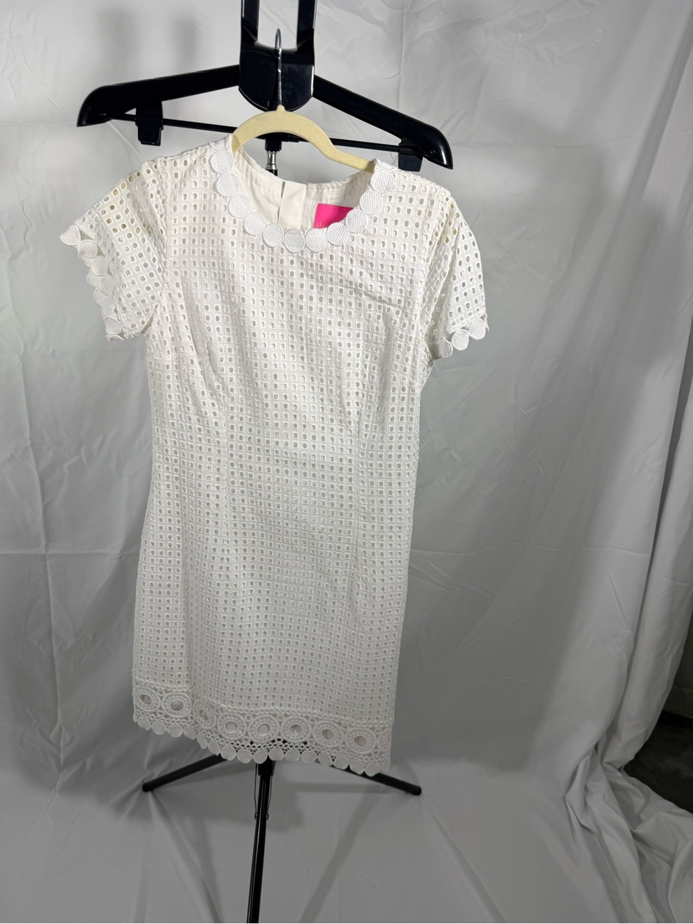 Lilly Pulitzer White Eyelet Lace Shift Dress